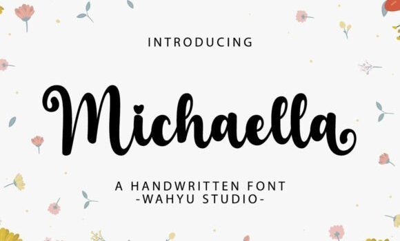 Michaella Font: Fonts Free Download Michaella Font - Featured Image