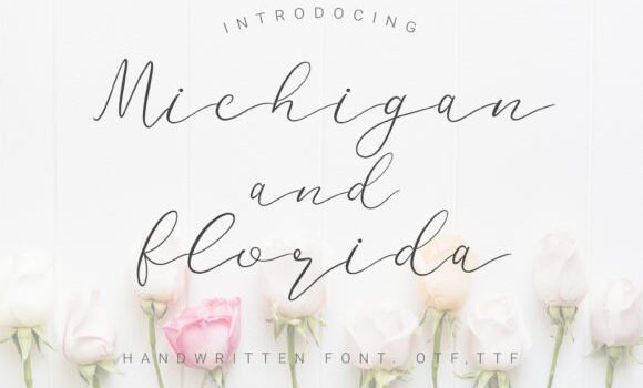 Michigan and Florida Font: Fonts Free Download Michigan and Florida Font - Featured Image