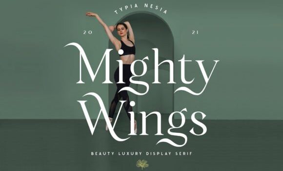 Mighty Wings Font - Featured Image