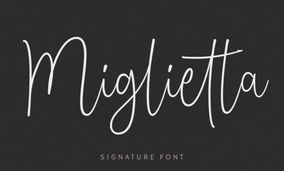 Miglietta Font: Fonts Free Download Miglietta Font - Featured Image