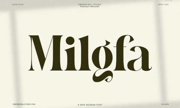 Milgfa Font - Featured Image
