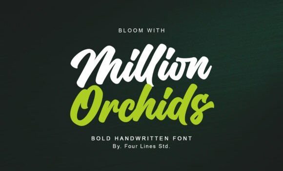 Million Orchids Font: Fonts Free Download Million Orchids Font - Featured Image
