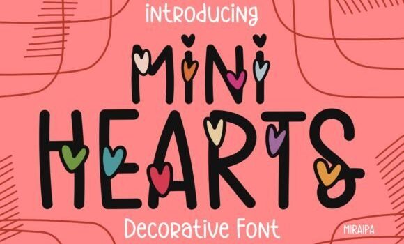 Mini Hearts Font: Fonts Free Download Mini Hearts Font - Featured Image
