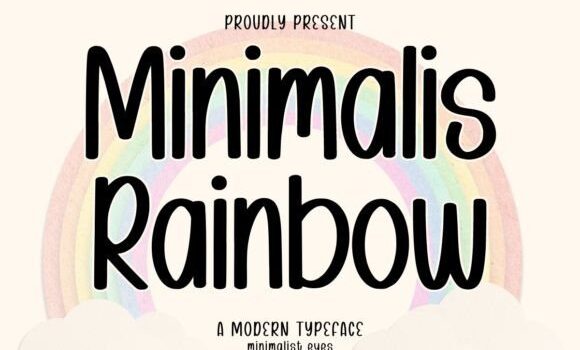 Minimalis Rainbow Font: Fonts Free Download Minimalis Rainbow Font - Featured Image