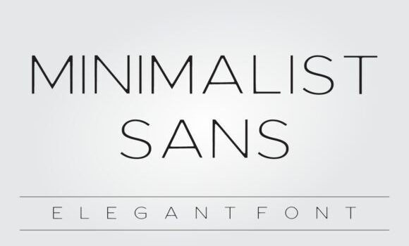 Minimalist Sans Font - Featured Image