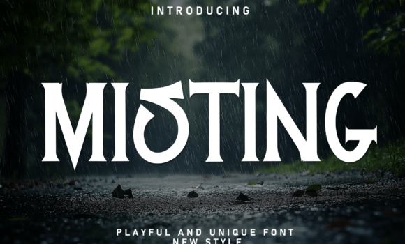 Misting Font: Fonts Free Download Misting Font - Featured Image