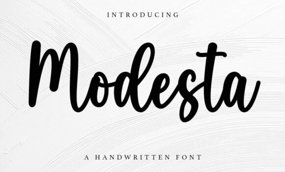 Modesta Font: Fonts Free Download Modesta Font - Featured Image