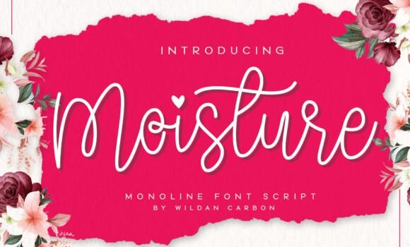 Moisture Font: Fonts Free Download Moisture Font - Featured Image
