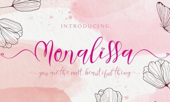 Monalissa Font: Fonts Free Download Monalissa Font - Featured Image