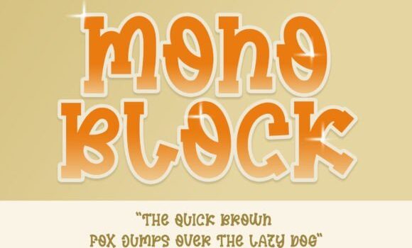 Monoblock Font - Featured Image