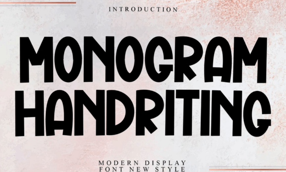 Monogram Handriting Font: Fonts Free Download Monogram Handriting Font - Featured Image