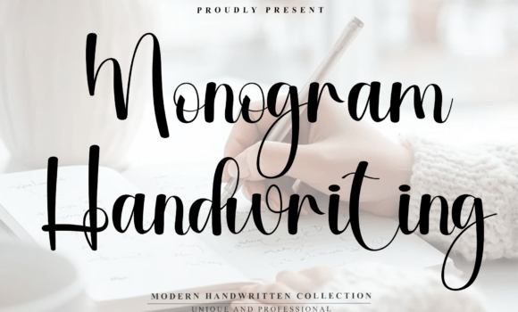 Monogram Handwriting Font: Fonts Free Download Monogram Handwriting Font - Featured Image