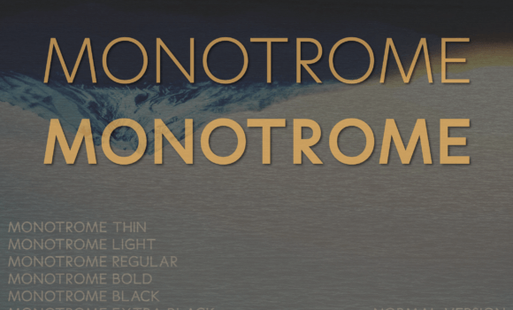 Monotrome Font: Fonts Free Download Monotrome Font - Featured Image