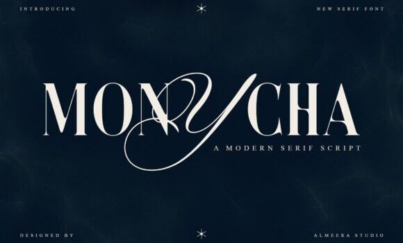Monycha Font - Featured Image