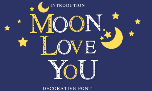 Moon Love You Font: Fonts Free Download Moon Love You Font - Featured Image