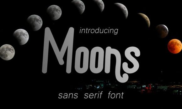 Moons Font - Featured Image
