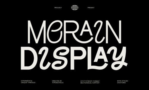 Morain Display Font: Fonts Free Download Morain Display Font - Featured Image