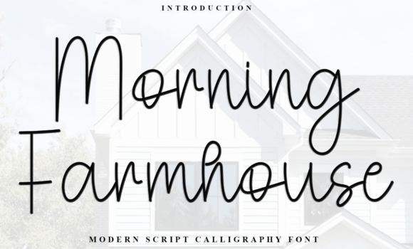 Morning Farmhouse Font: Fonts Free Download Morning Farmhouse Font - Featured Image