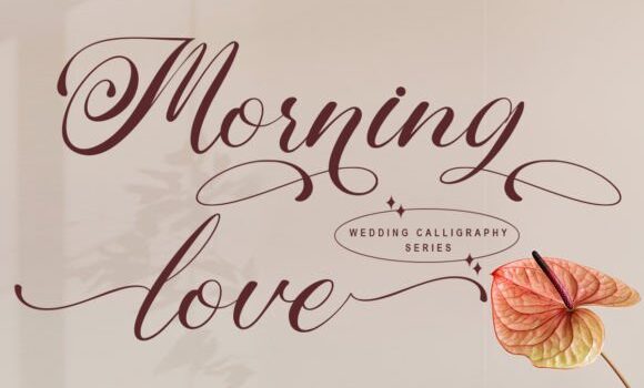 Morning Love Font: Fonts Free Download Morning Love Font - Featured Image