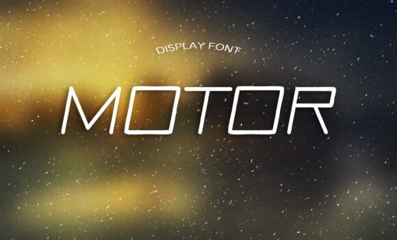 Motor Font: Fonts Free Download Motor Font - Featured Image
