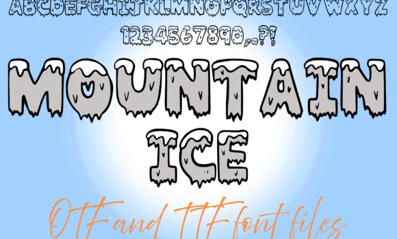 Mountain Ice Font: Fonts Free Download Mountain Ice Font - Featured Image