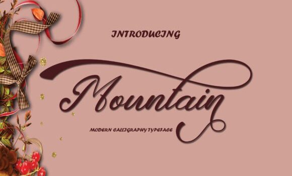 Mountain Script Font: Fonts Free Download Mountain Script Font - Featured Image