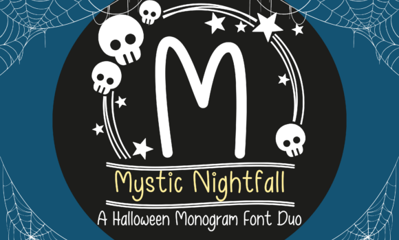 Mystic Nightfall Monogram Font - Featured Image