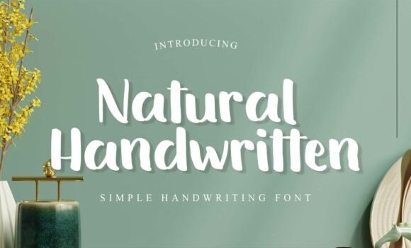 Natural Handwritten Font: Fonts Free Download Natural Handwritten Font - Featured Image
