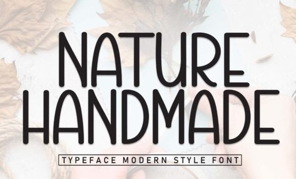 Nature Handmade Font - Featured Image