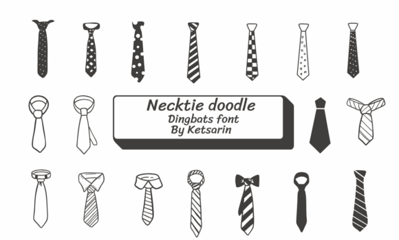 Necktie Doodle Font: Fonts Free Download Necktie Doodle Font - Featured Image