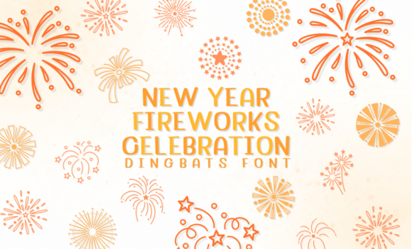 New Year Fireworks Celebration Font: Fonts Free Download New Year Fireworks Celebration Font - Featured Image