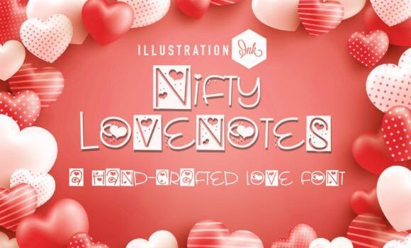 Nifty Lovenotes Font - Featured Image