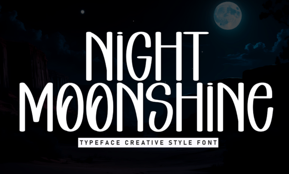 Night Moonshine Font: Fonts Free Download Night Moonshine Font - Featured Image