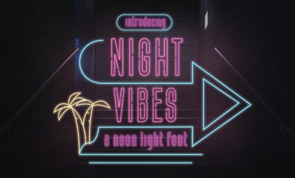Night Vibes Font: Fonts Free Download Night Vibes Font - Featured Image