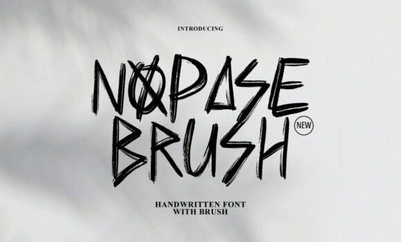Nopase Brush Font: Fonts Free Download Nopase Brush Font - Featured Image