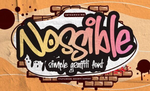 Nossible Font: Fonts Free Download Nossible Font - Featured Image