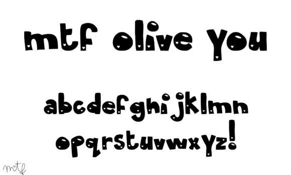 Olive You Font - Featured Image
