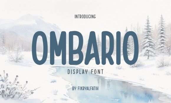 Ombario Font - Featured Image