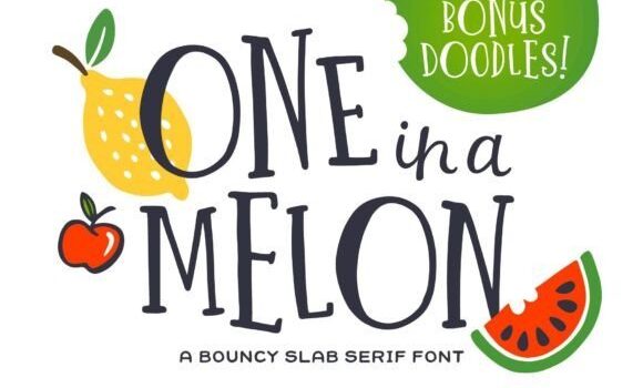 One in a Melon Font: Fonts Free Download One in a Melon Font - Featured Image
