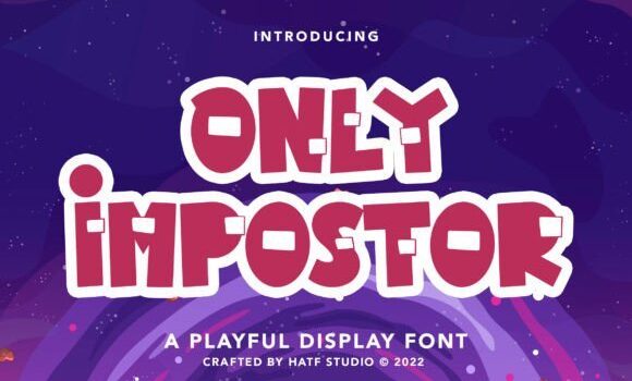 Only Impostor Font - Featured Image