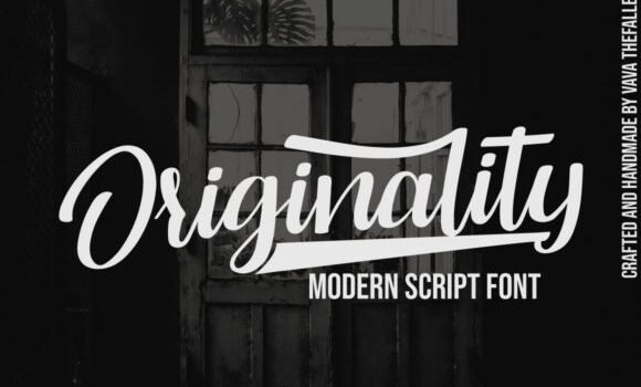 Originality Script Font - Featured Image