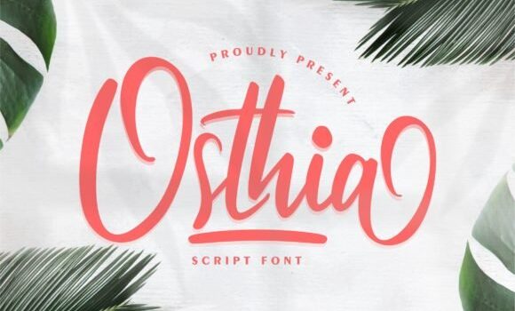 Osthia Font: Fonts Free Download Osthia Font - Featured Image