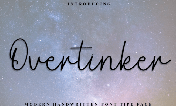 Overtinker Font: Fonts Free Download Overtinker Font - Featured Image