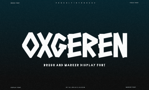 Oxgeren Font - Featured Image