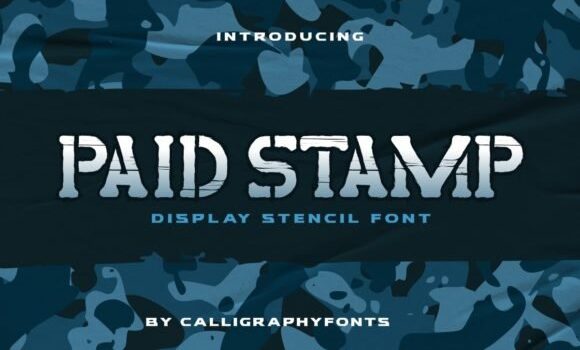 Paid Stamp Font: Fonts Free Download Paid Stamp Font - Featured Image