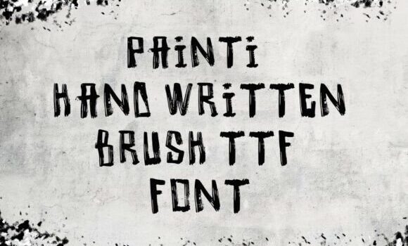 Painti Handwritten Brush Font - Featured Image