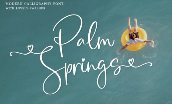 Palm Springs Font: Fonts Free Download Palm Springs Font - Featured Image