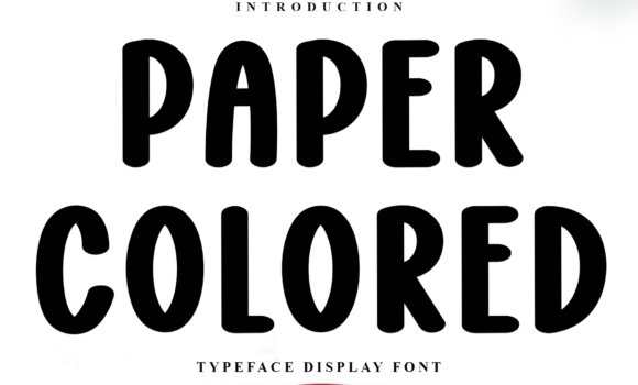 Paper Colored Font: Fonts Free Download Paper Colored Font - Featured Image