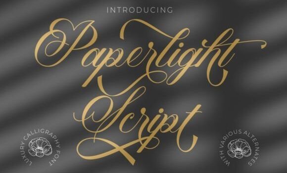Paperlight Script Font: Fonts Free Download Paperlight Script Font - Featured Image