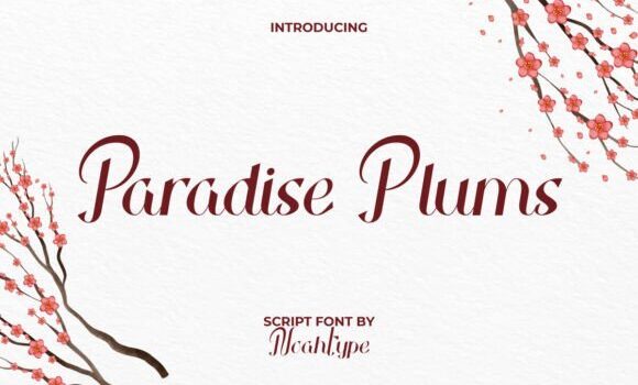 Paradise Plums Font: Fonts Free Download Paradise Plums Font - Featured Image